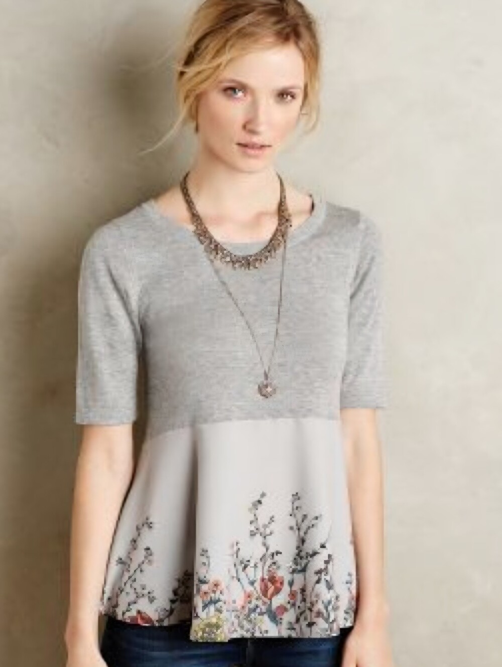 Moth Anthropolgie Pullover Blouse Size Medium